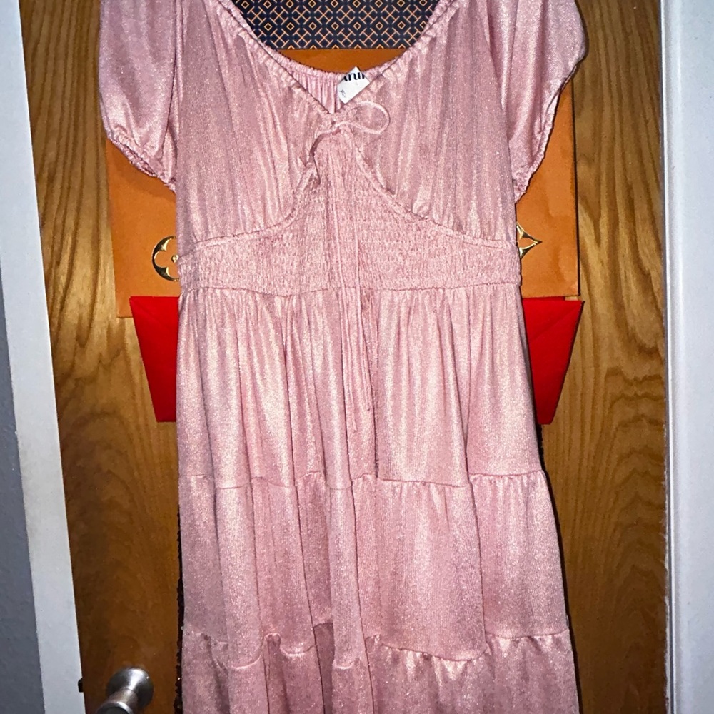 Arula pink iridescent dress